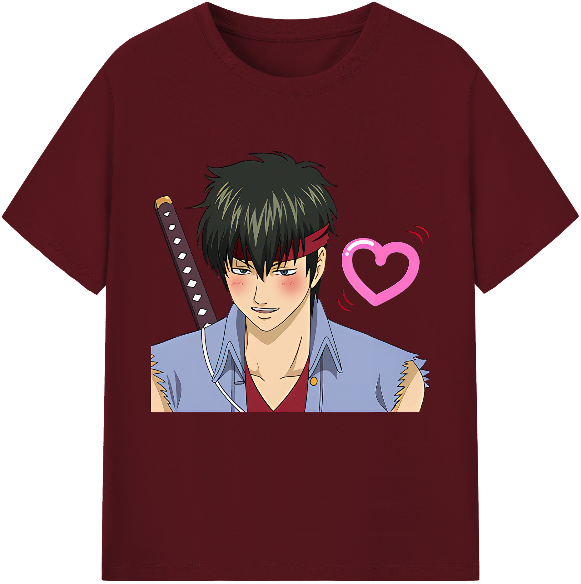 （画像用） ぎんたま 坂田銀時（さかたぎんとき） 神楽 志村新八（しむら しんぱち） GINTAMA Sakata Gintoki Kagura Shimura Shinpachi 綿100％半袖Tシャツ（フロントプリント）